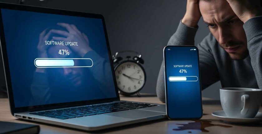 why is uhoebeans software update so slow